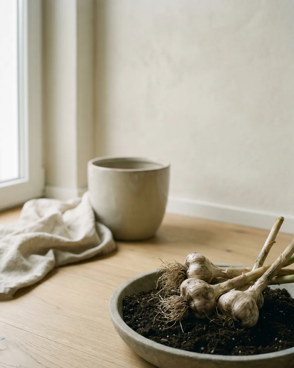 Knoblauch Detail