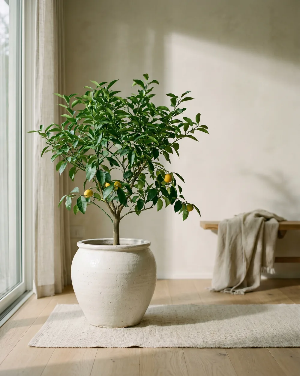 Yuzu styliert im Wohnraum