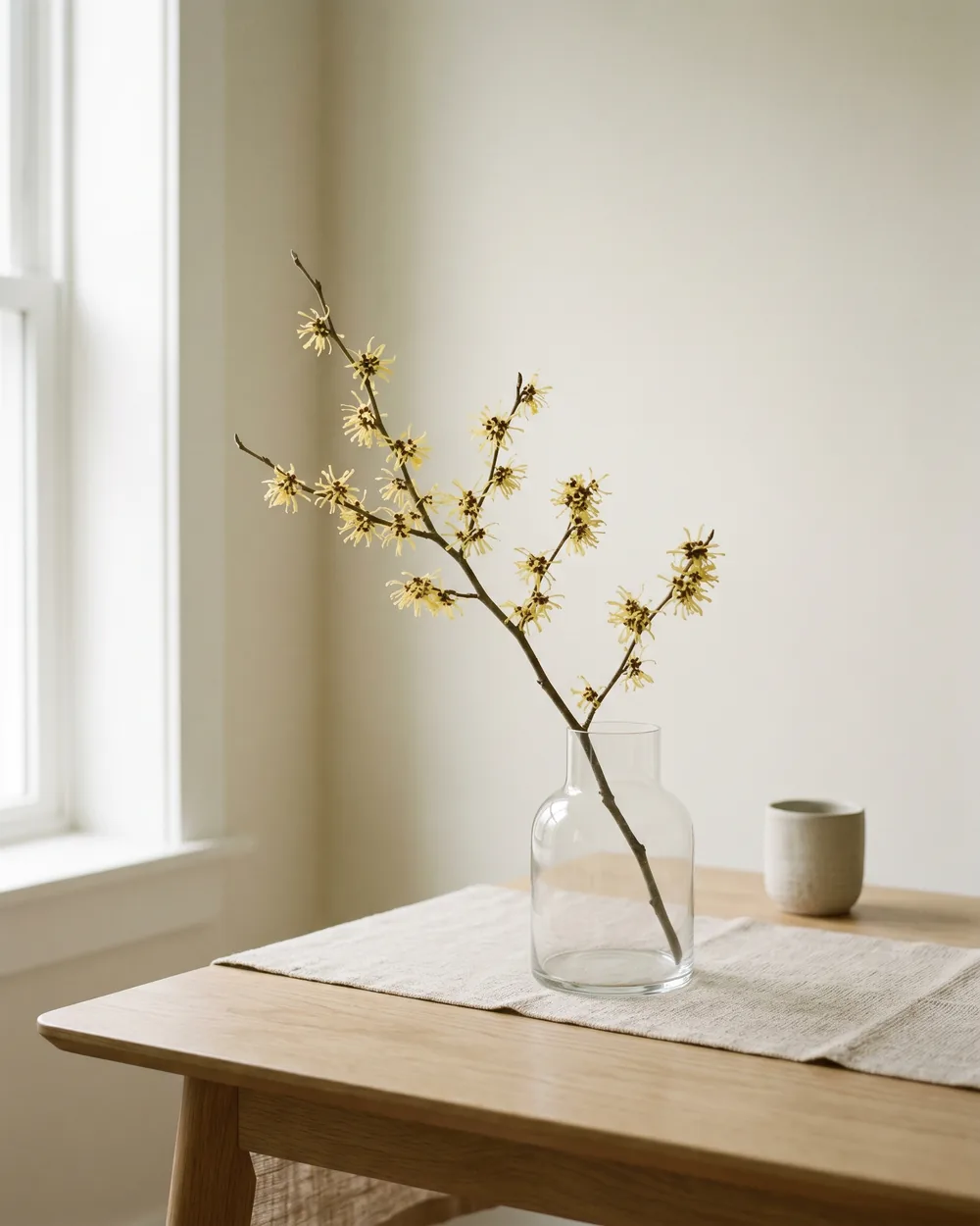 Zaubernuss styliert im Wohnraum