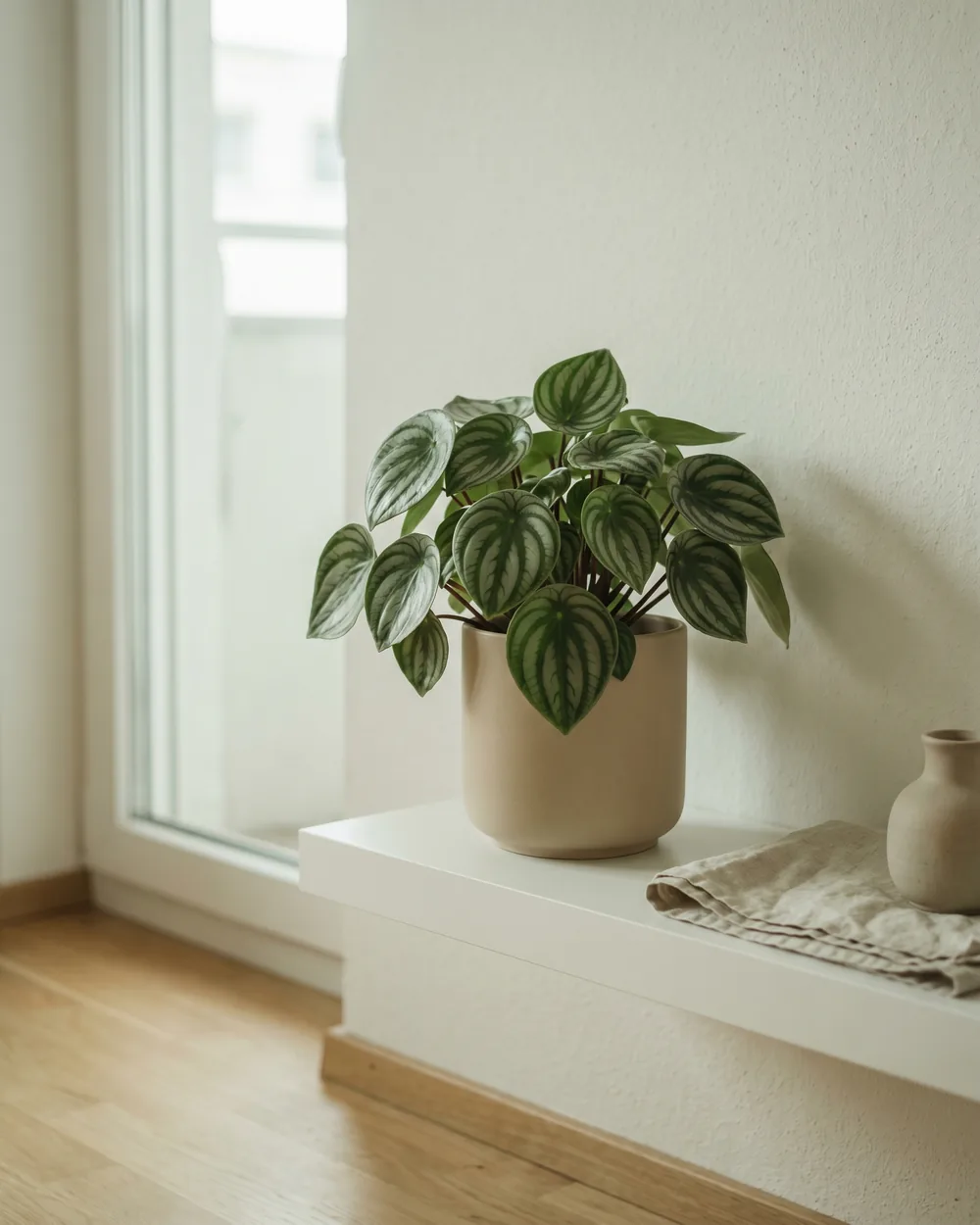 Zwergpfeffer styliert im Wohnraum