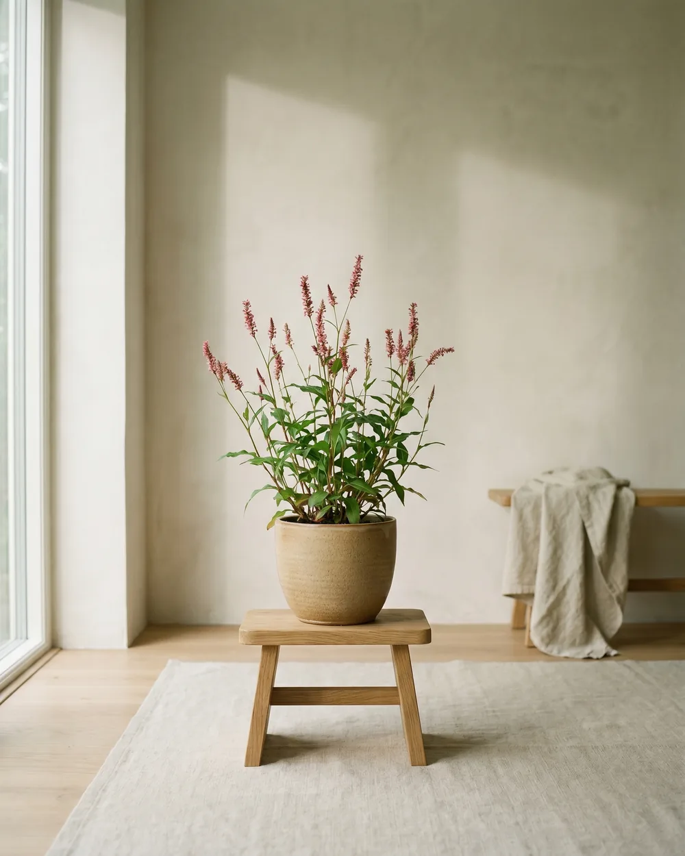 Knöterich styliert im Wohnraum