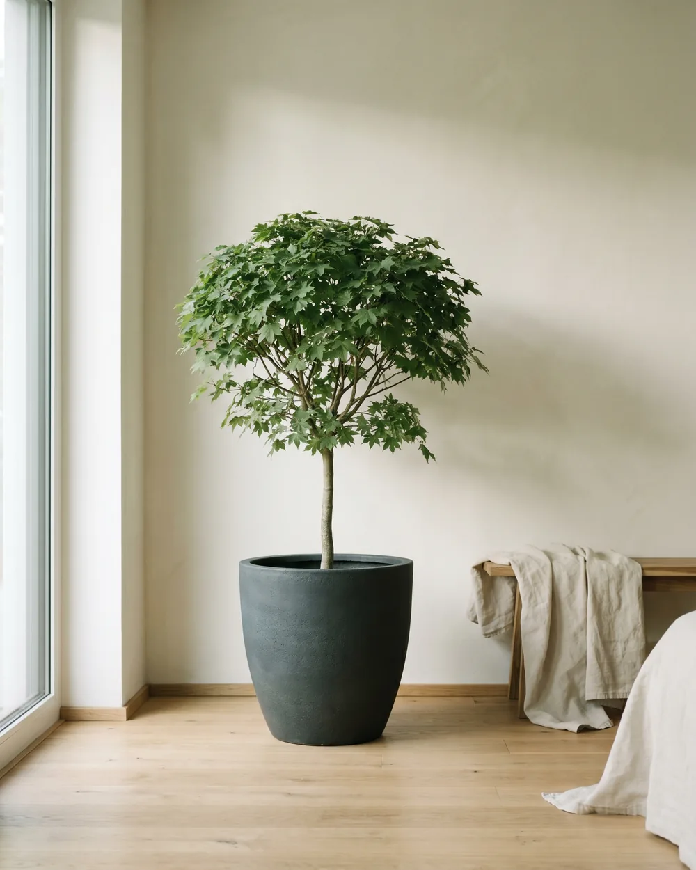 Kugelahorn styliert im Wohnraum
