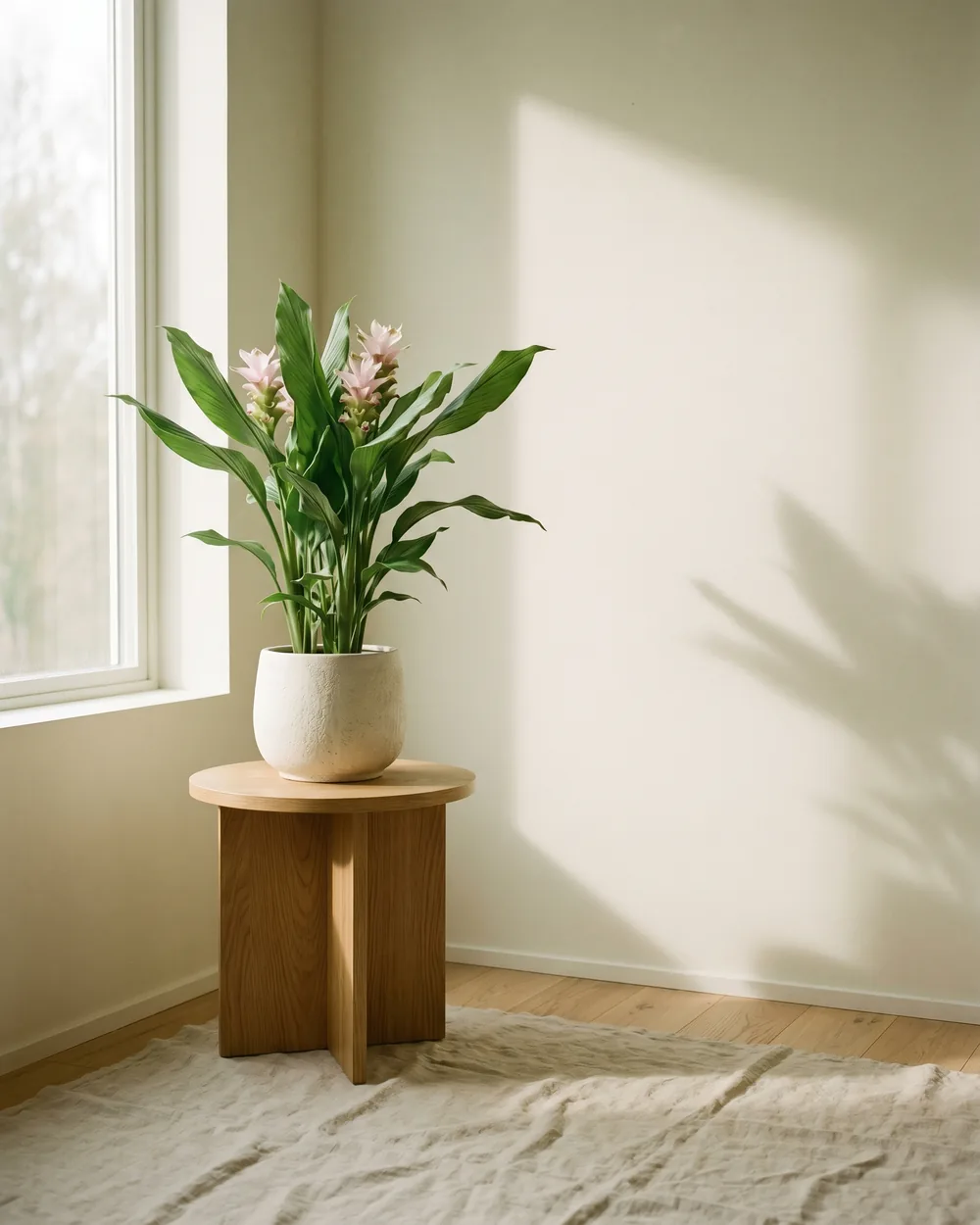 Kurkuma styliert im Wohnraum