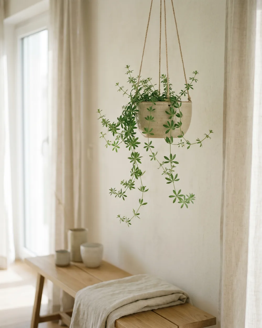Labkraut styliert im Wohnraum