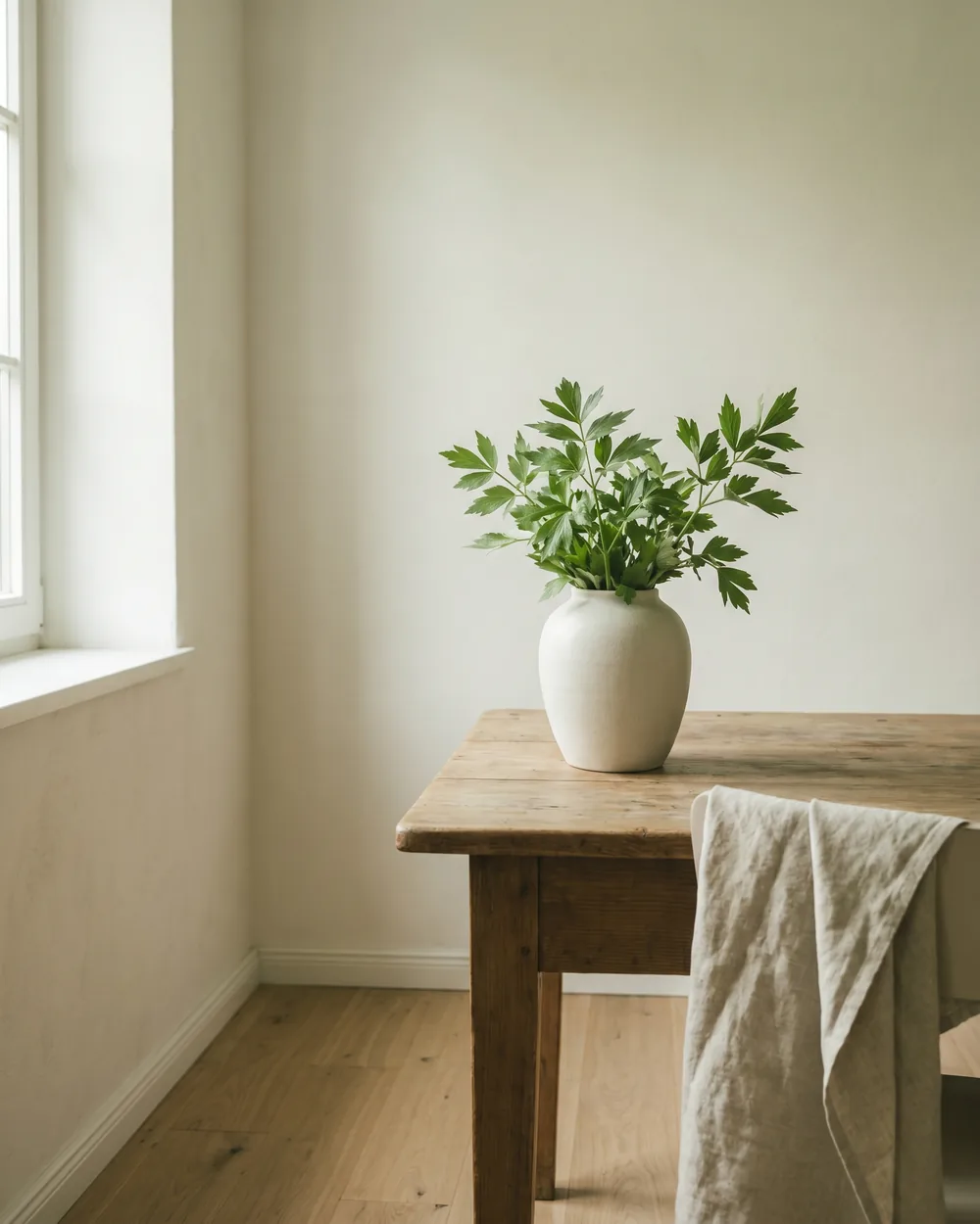 Liebstöckel styliert im Wohnraum