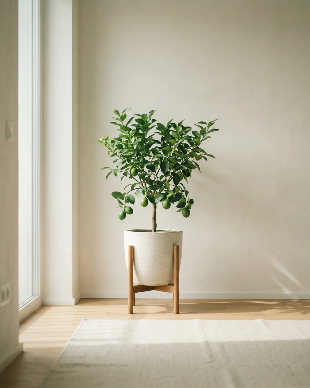 Limette styliert im Wohnraum