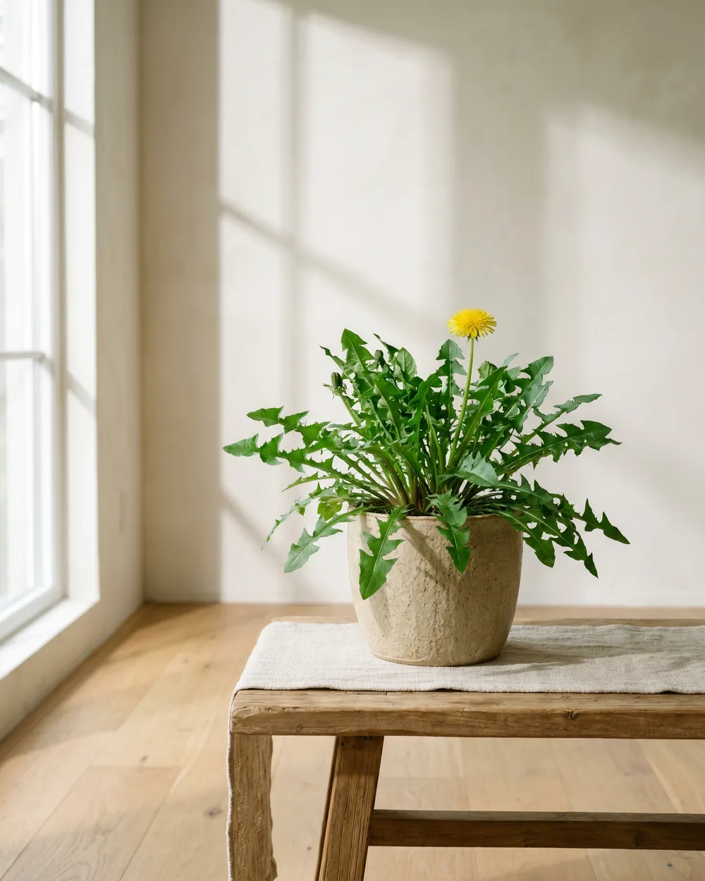 Löwenzahn styliert im Wohnraum