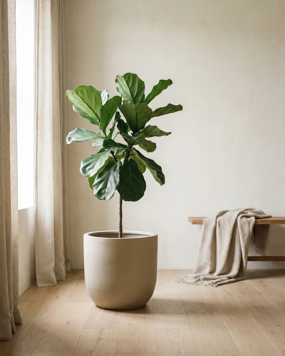 Lotus styliert im Wohnraum