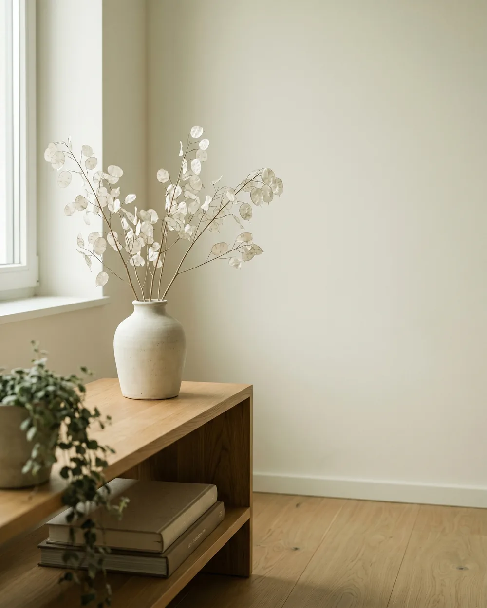 Mondveilchen styliert im Wohnraum