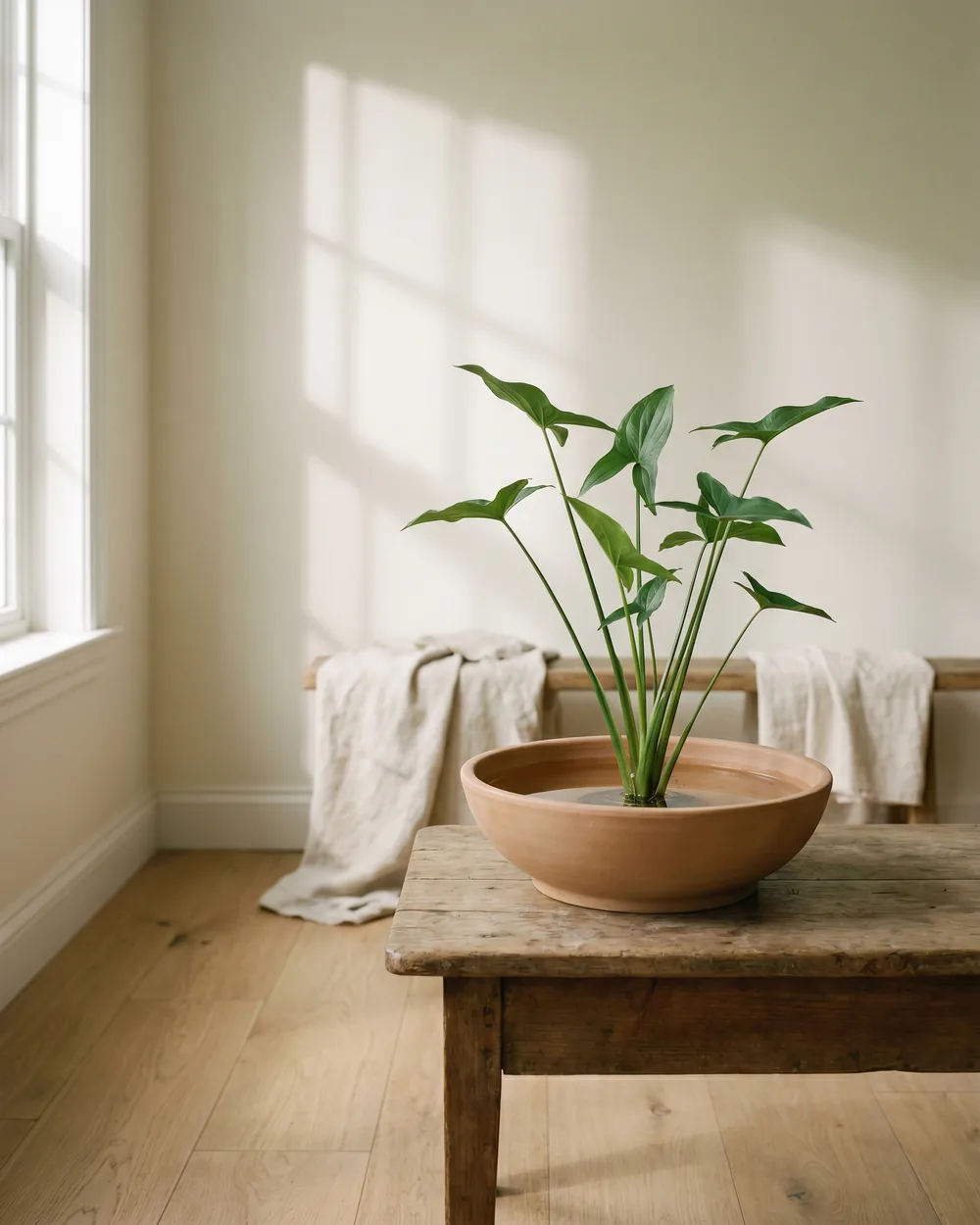 Pfeilblatt styliert im Wohnraum