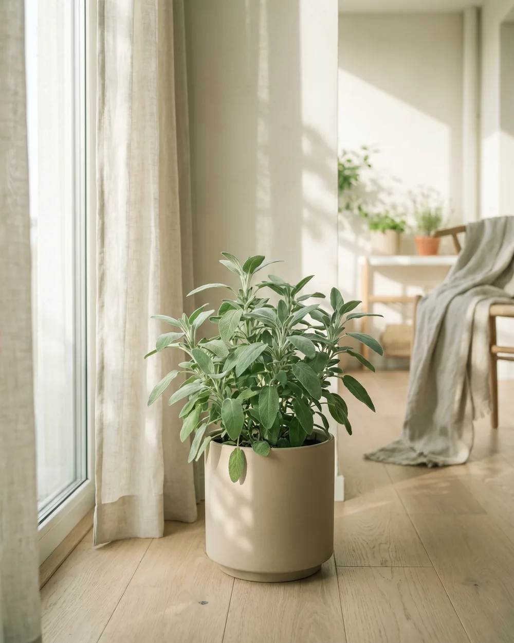 Salbei styliert im Wohnraum