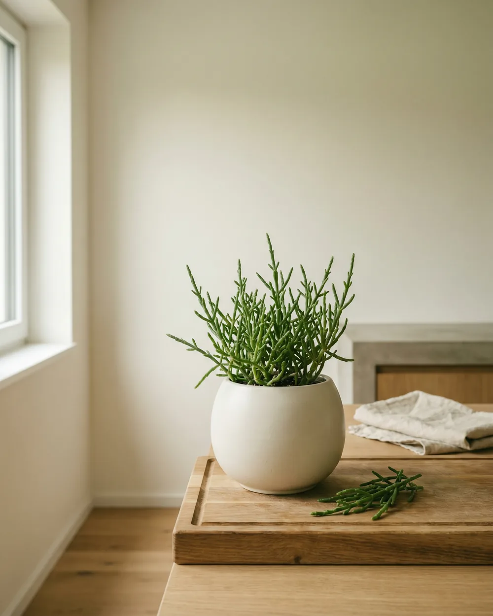Salicorne styliert im Wohnraum