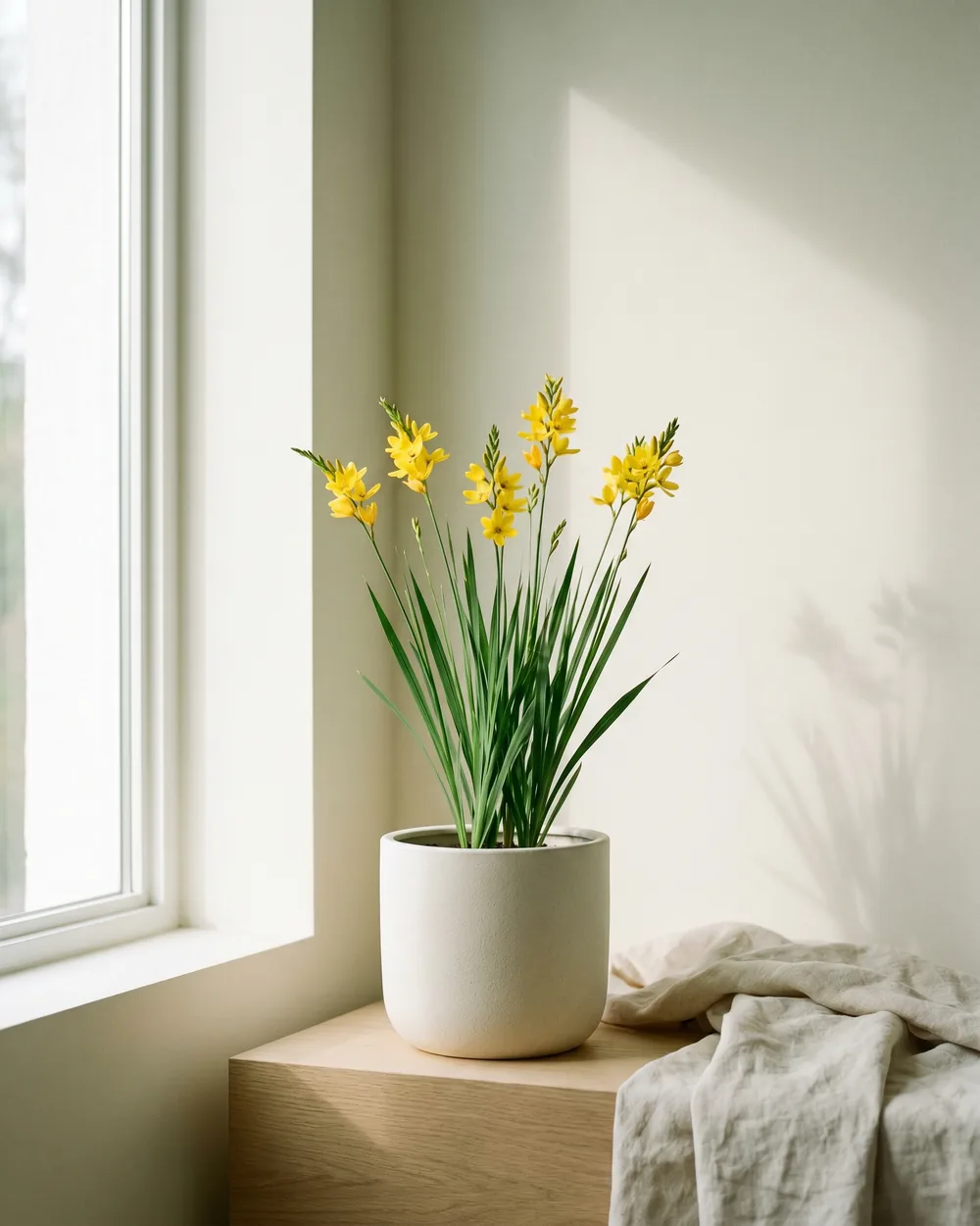 Ixia styliert im Wohnraum