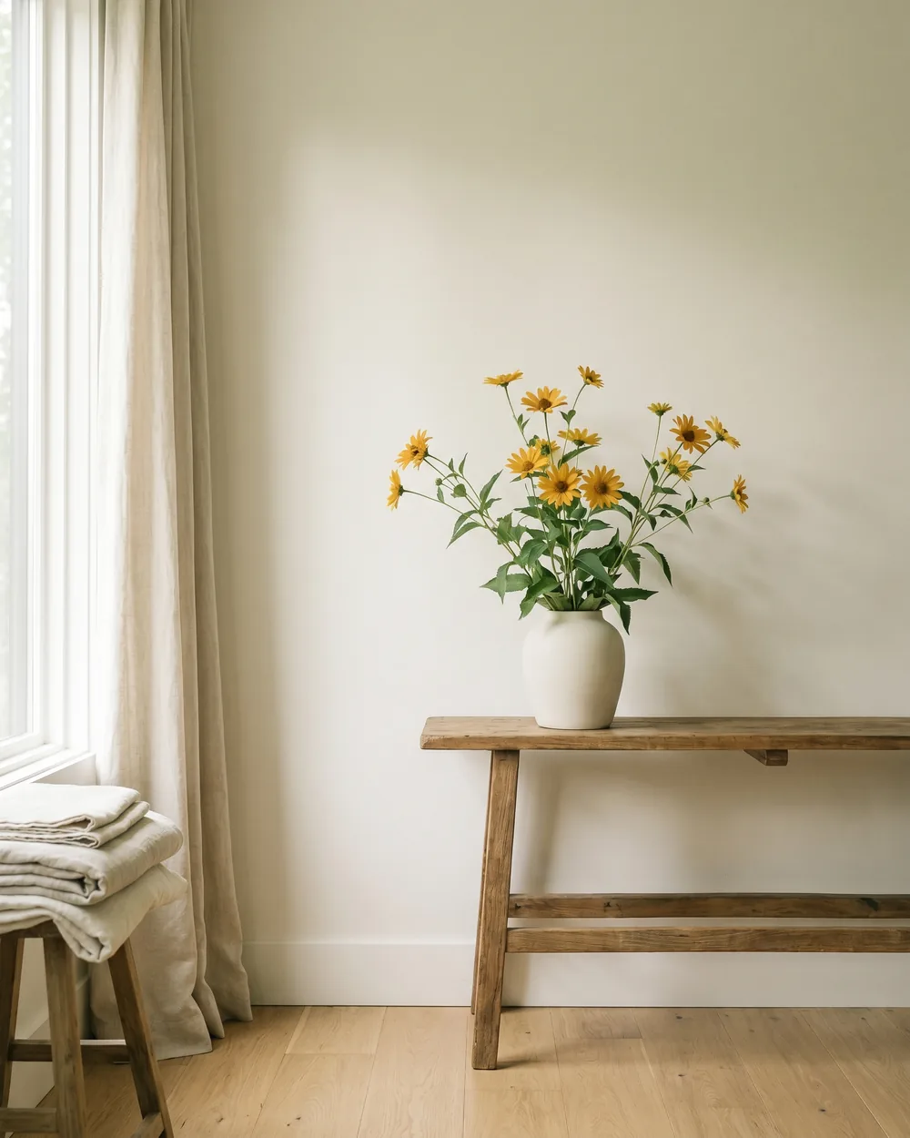 Sonnenauge styliert im Wohnraum