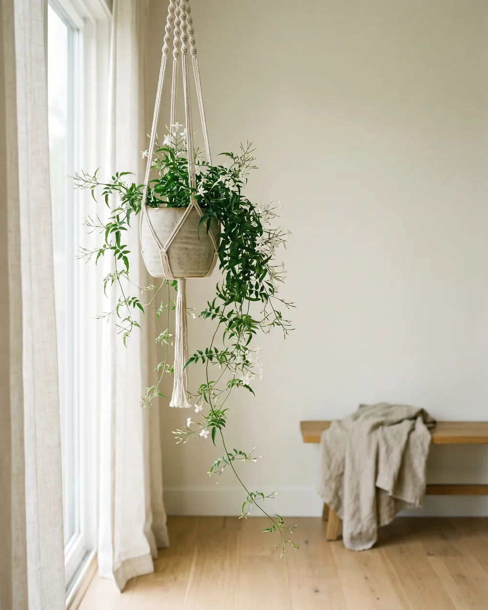 Jasmin styliert im Wohnraum