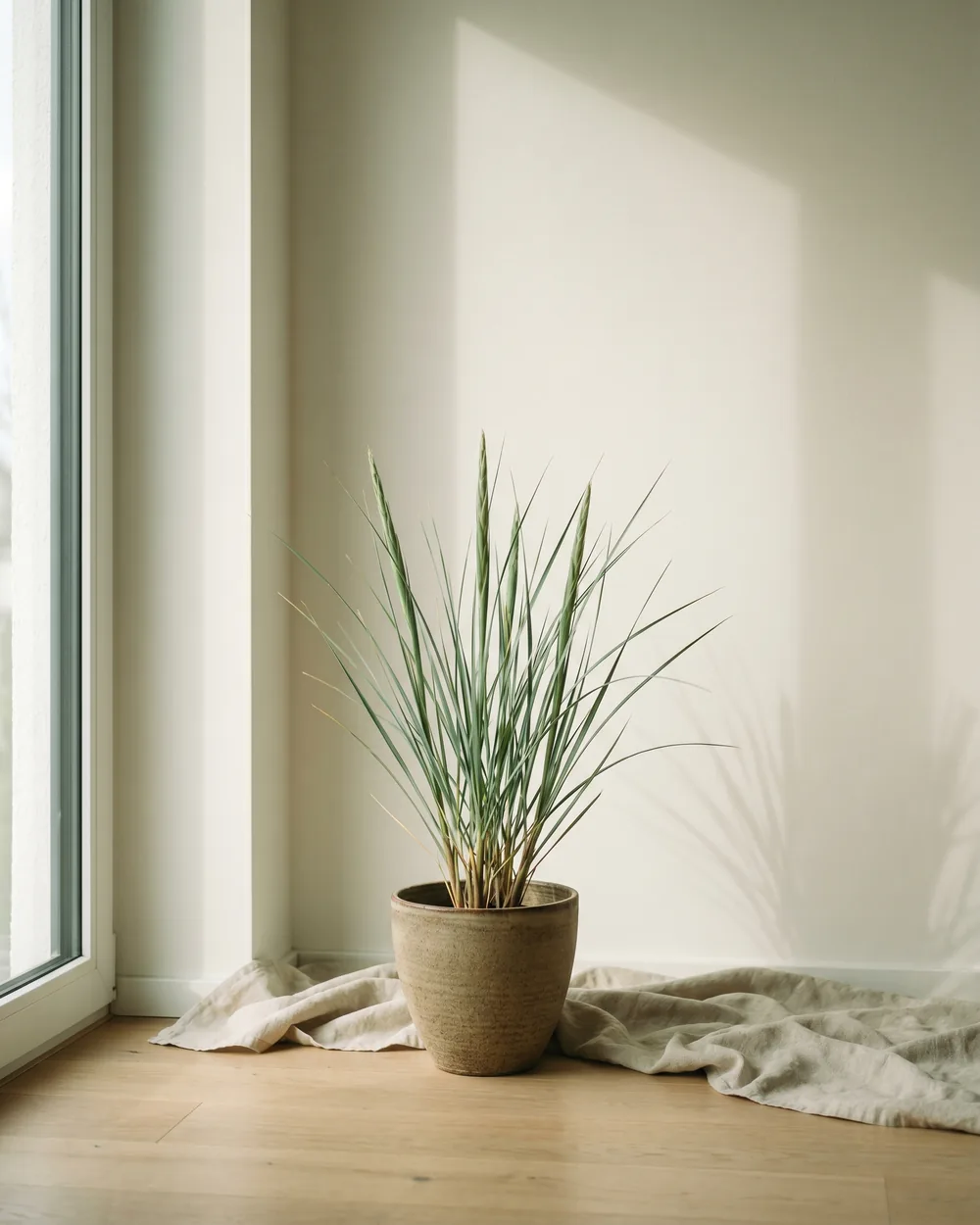 Strandhafer styliert im Wohnraum