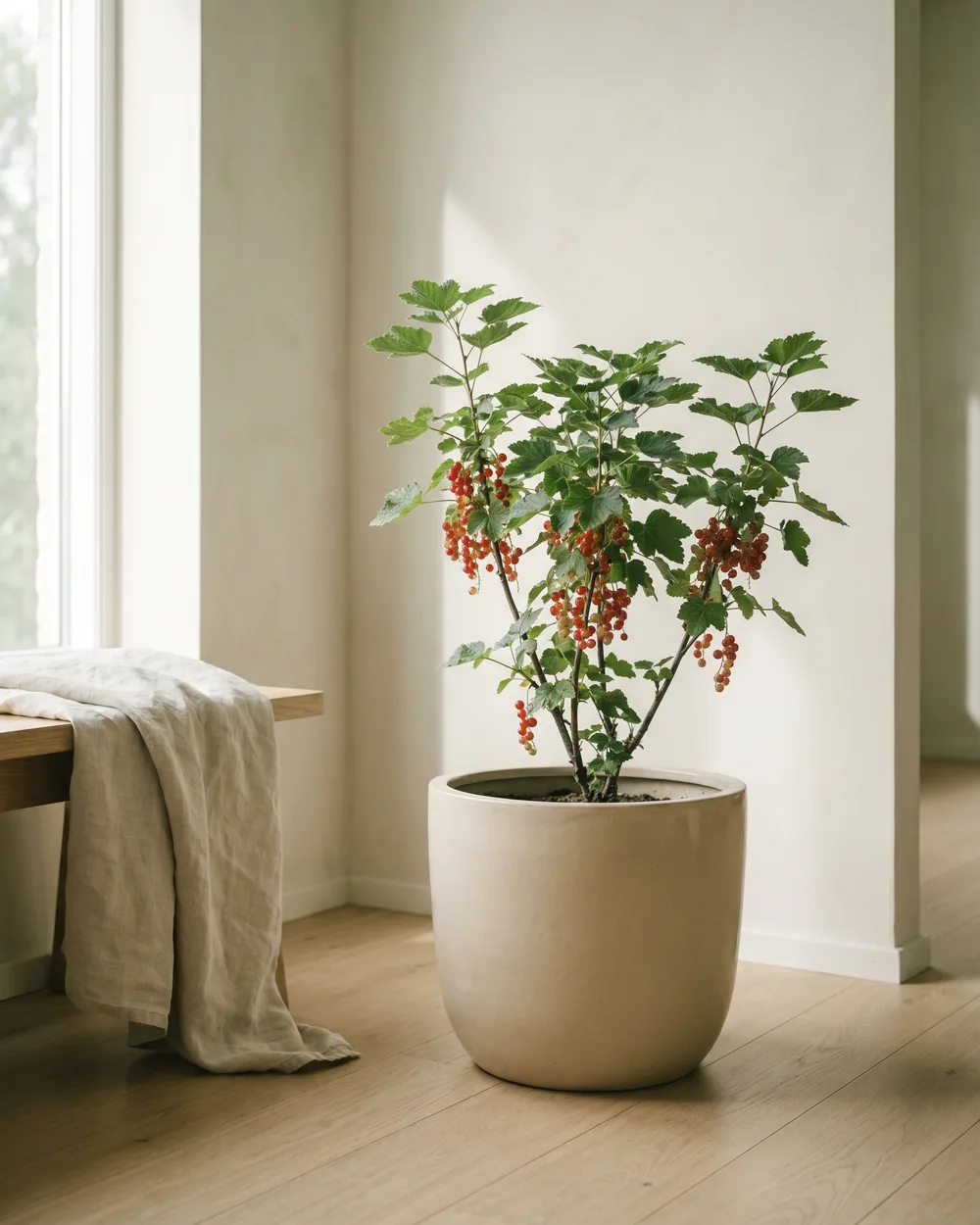 Johannisbeere styliert im Wohnraum