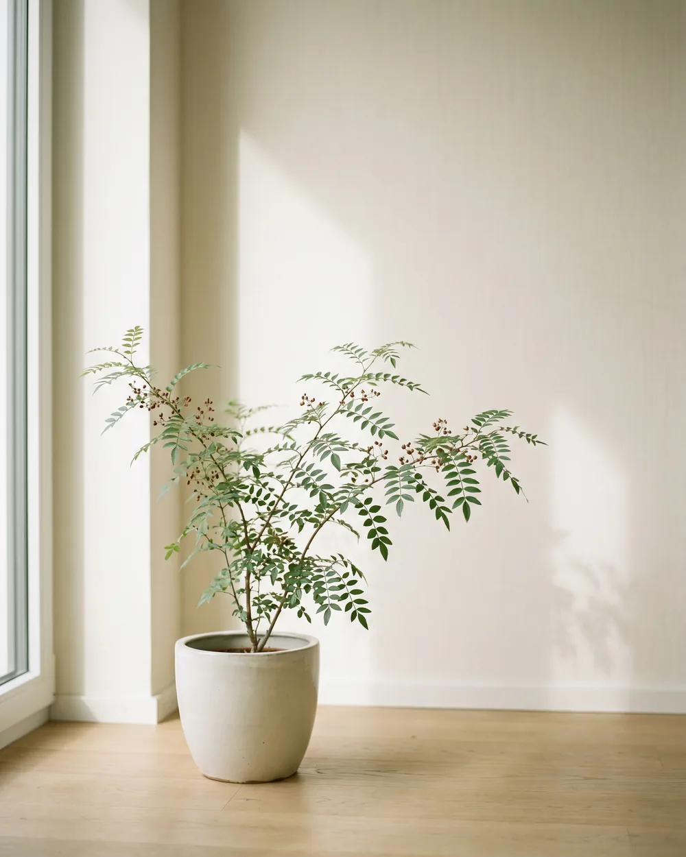 Szechuanpfeffer styliert im Wohnraum