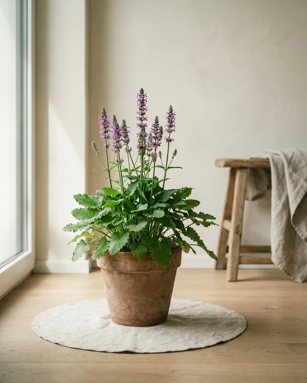 Heilziest styliert im Wohnraum
