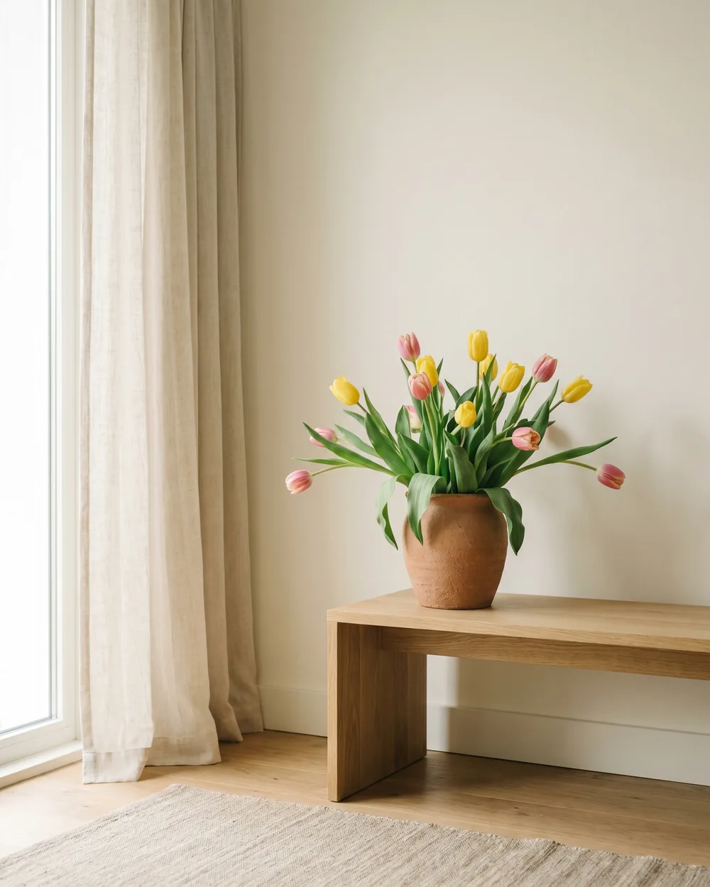 Tulpe styliert im Wohnraum