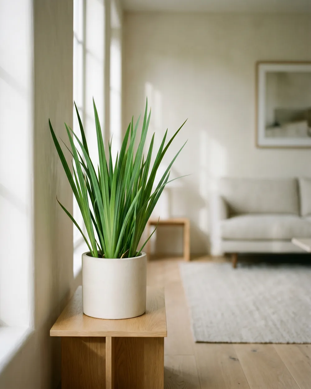 Kalmus styliert im Wohnraum