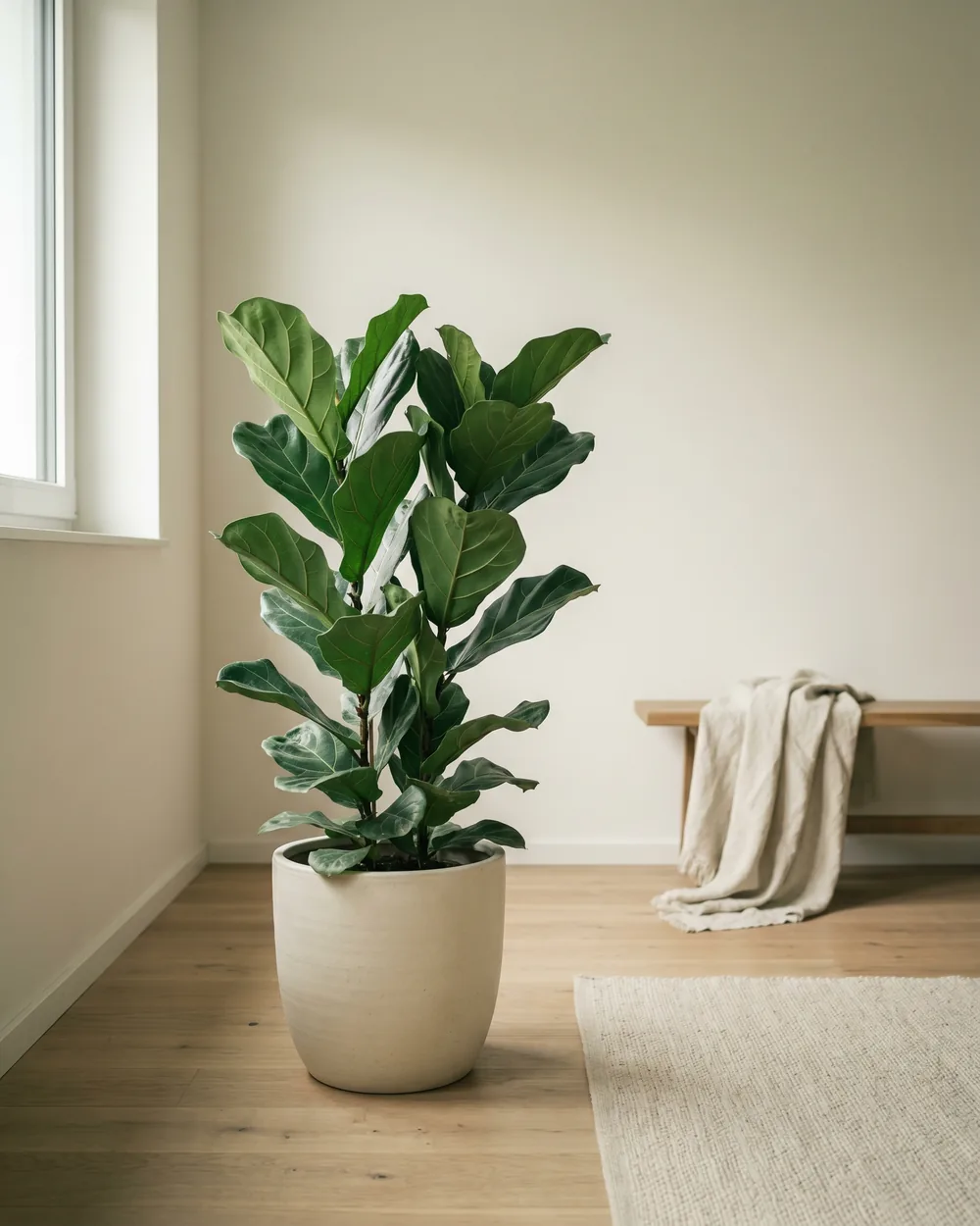 Waldsteinie styliert im Wohnraum