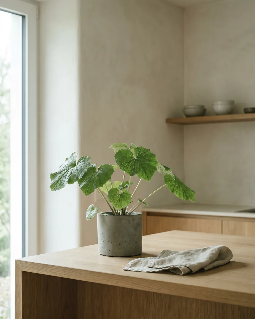 Wasabi styliert im Wohnraum