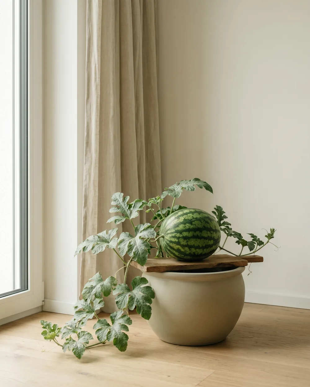 Wassermelone styliert im Wohnraum
